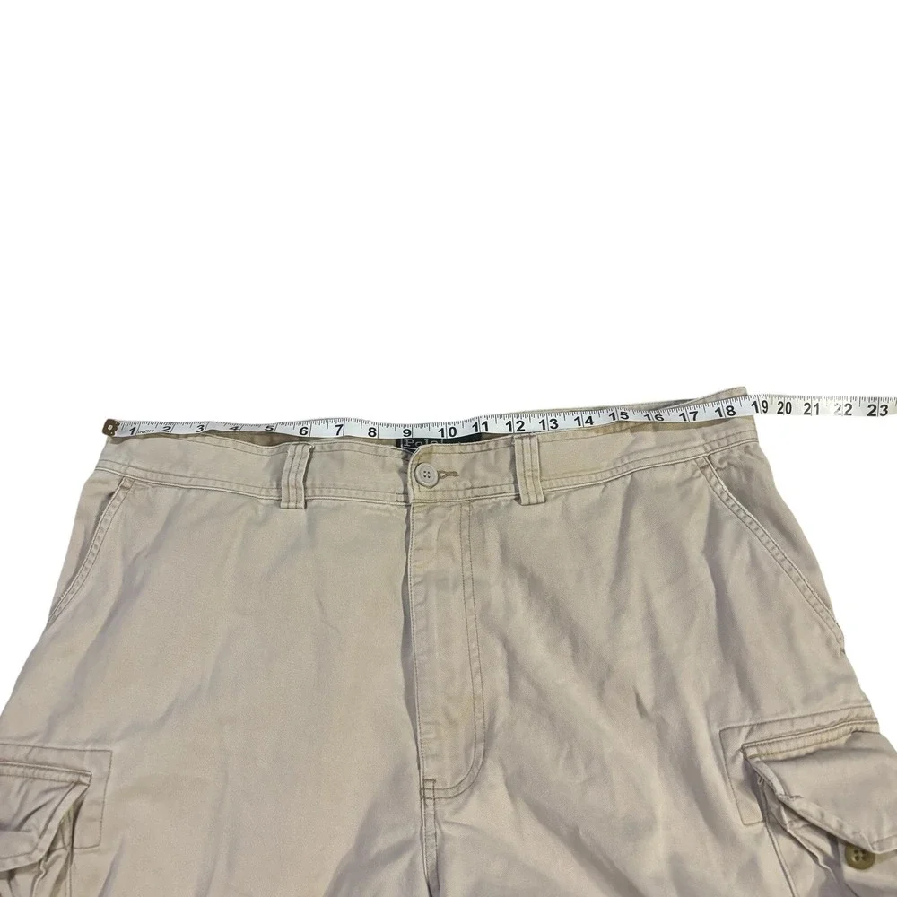 Polo Ralph Lauren Classic 67 Cargo Shorts Mens Size 38 Beige Cotton‎ Vintage